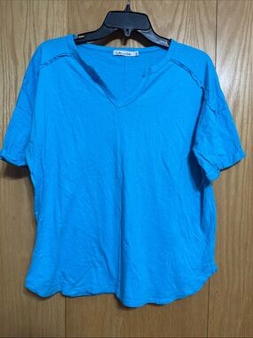 Culture Code Bright Turquoise Knit Top